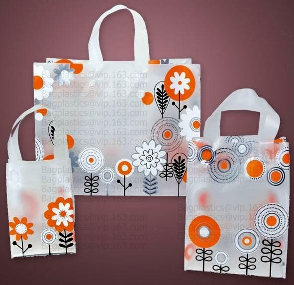 Buy cheap Wholesale Die Cut Handle Eco-Friendly Custom Design Shopping Gravure Printing Groceries Plastic Bags With Logo bagease from wholesalers