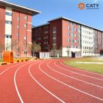 Non-Toxic Safety Surface for Schools ECO-Friendly Recycled Rubber Jogging Track