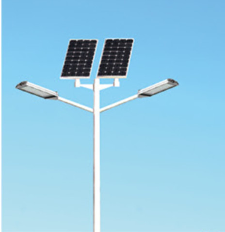 Solar LED Street Light, Aluminum + PC, 400*220*50mm, 6000K Color Temperature