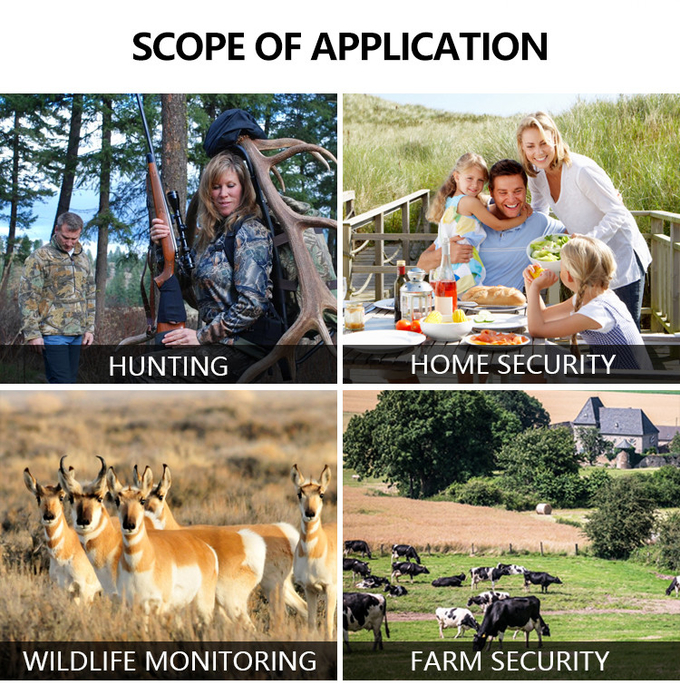 game&trail camera High-End for 4G hunting camera KW896 with Antenna 100ft Night Range 32MP 2K wildlife camera 4g