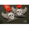 Buy cheap Eco - Friendly Skull Metal Award Medals Soft Enamel Filling Size 70*4MM from wholesalers