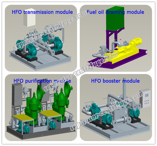 PDSD14000 Self Cleaning Separator Power Plants Based On HFO Diesel Fuel