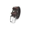 Buy cheap High Quality Lizard Grain Embossed Mens Leather Dress Belt 34mm Wide Polished Buckle from wholesalers