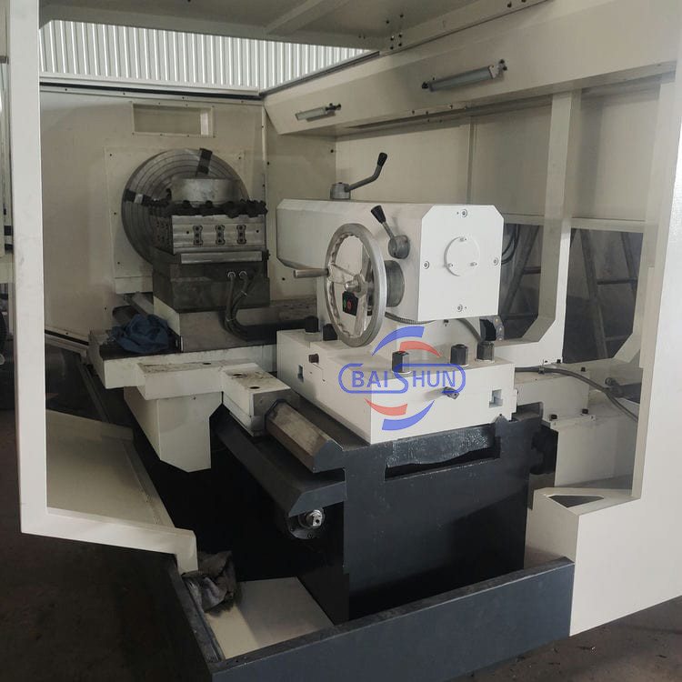 Buy cheap CNC Pipe Threading Lathe QK1332 320mm Max Threading Diameter from wholesalers