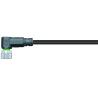 Buy cheap IP67 M8 Connector Harness With Open Ended Wires Female Bend 3P PUR 10m from wholesalers