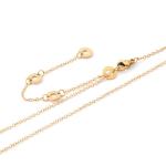 Gold stainless steel necklace, light luxury, niche high-end collarbone necklace,