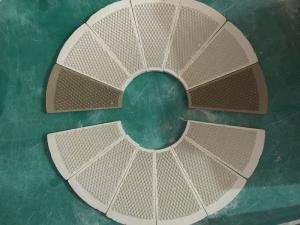 Buy cheap Customized Ceramic Heater Plate For Gas Stove Fan Shape Eco - Friendly from wholesalers
