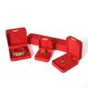 Buy cheap Wholesale manufacturing Luxury Jewellery Box Personalized Custom high end Necklace Bracelet Earrings Ring jewelry set Packaging Velvet red Jewelry Box from wholesalers