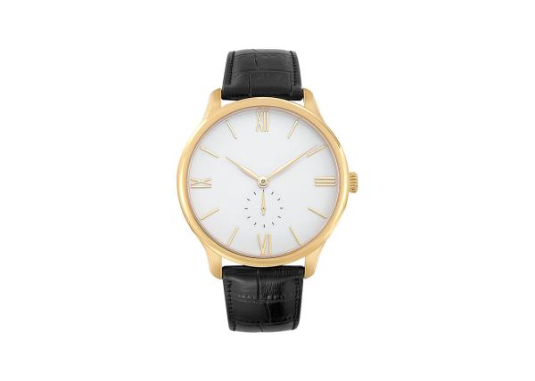 Buy cheap Stainless Steel Case Automatic Quartz Watch , Small Mens Leather Strap Watches from wholesalers