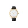 Buy cheap Stainless Steel Case Automatic Quartz Watch , Small Mens Leather Strap Watches from wholesalers