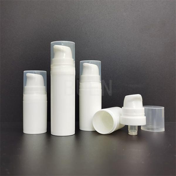 Buy cheap Customized Plastic Airless Pump Bottles Shinny White Lotion Pump Bottle from wholesalers