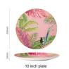 Buy cheap Jungle Animal Pattern Ceramic Plate Set Round European Style For Home Party from wholesalers