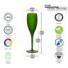 Buy cheap Unbreakable Contemporary Plastic Champagne Flutes 130ml 4oz from wholesalers