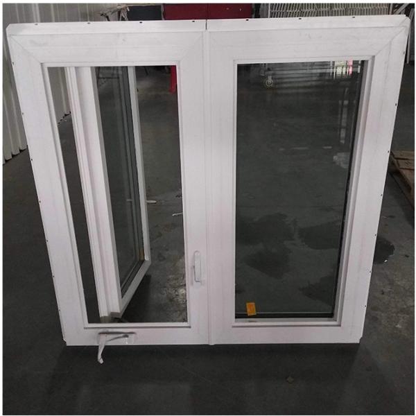 Buy cheap PVC Plastic Casement Window Door Double Tempered Glass Crank Open from wholesalers