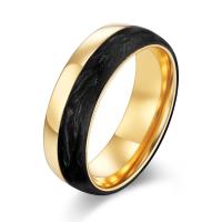 Buy cheap Inlay Technology Setting Gold Powder and Rose Gold Forged Carbon Fiber Wedding product
