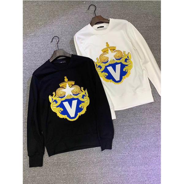 Buy cheap High Quality Men Hip Hop Embroidered Crewneck Fashion Sweatshirt for Men from wholesalers