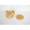 Buy cheap round shape tea coaster bar coaster with special design table coaster for high quality from wholesalers