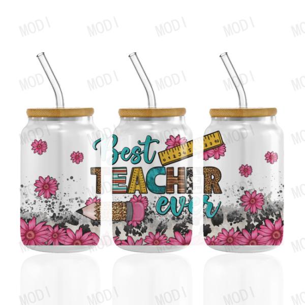 Buy cheap 1000 Designs Teachers' Day Wholesale Custom Gift Life Label Waterproof Cup Wrap Transfers Uv Dtf Sticker For 16oz from wholesalers
