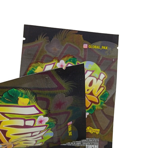 Zipper Mylar weed Bags 35g Three Side Seal For Package Weed weed