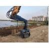 Buy cheap 12m Excavator Mounted Sheet Pile Driving Equipment For Cement from wholesalers