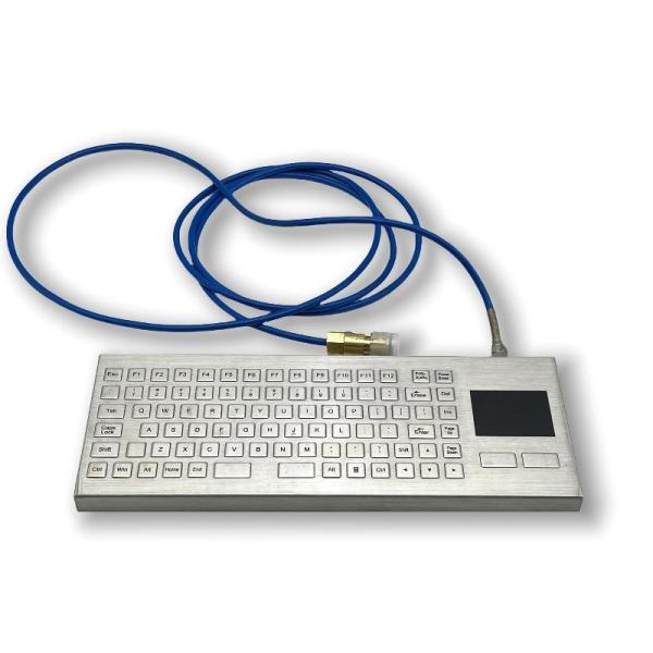 Buy cheap Industrial 304 Stainless Steel Keyboard With Full Functional 2 Keys Touch Pad from wholesalers