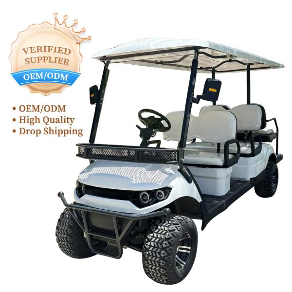Buy cheap 36V 200Ah Lithium Batteries 4 Seater Electric Custom Wholesale Golf Cart With Windshield Street Legal from wholesalers