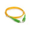 Buy cheap Simplex SC APC Fiber Optic Patch Cord / Optical Fiber Jumper Customized Length from wholesalers