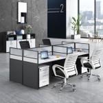 Supermarket Office Desk Staff Tables and Chairs Combination with Sturdy
