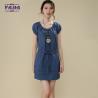 Buy cheap Summer vestidos vintage o-neck dress cotton summer casual dresses for fat ladies from wholesalers