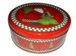 Metal Round Tin Cans For Food Packing Beautiful Printed Personalized Design
