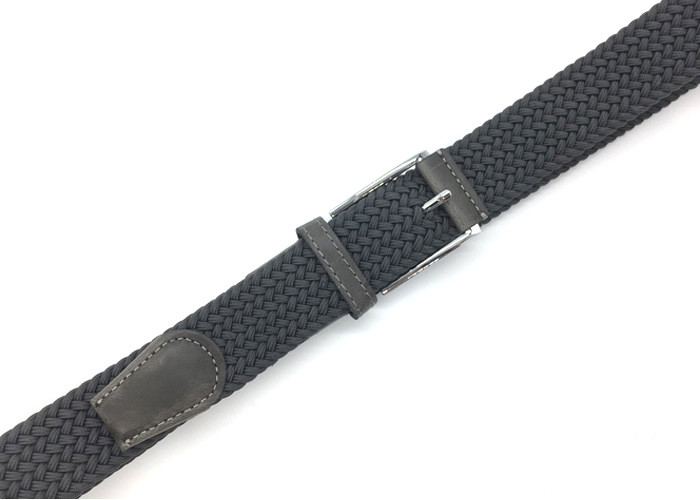 Polyster / PU Material Mens Elastic Stretch Belts Breathable BRACHI