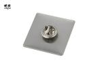 Promotion Items Square Lapel Pins Stainless Steel Badges 11g Weight