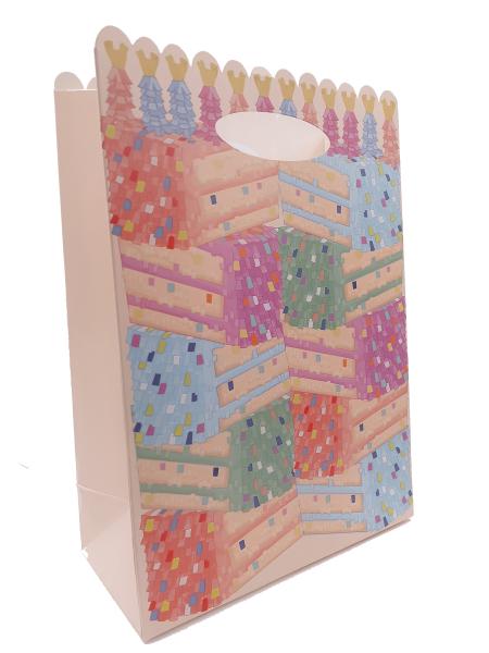 Buy cheap Flexo Jewelry Paper Ribbon Handle Bags 300gsm SGS Packaging Kraft Shopping Tote from wholesalers