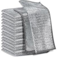 Buy cheap KILINE Multipurpose Kitchen Supplies Microfiber Wire Dishcloth Non Scratch Layer product