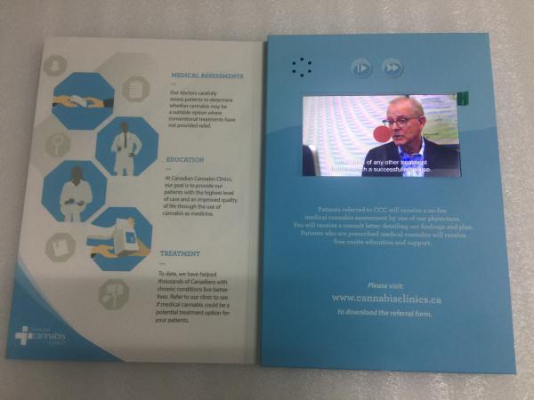 Buy cheap 5 Inch Video Card Mailer For Pharmaceuticals Market Birthday from wholesalers