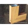 Buy cheap Aluminium Side - hinged Door Extrusion Profile Wood Grain Effect from wholesalers