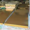 Buy cheap Golden 0.02-0.3mm Thickness Copper Decorative Sheet Metal High Tensile Strength from wholesalers