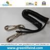 Buy cheap Heavy Duty Safety Lanyard Spring Coil Cable W/Snap Hooks from wholesalers