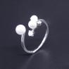 Buy cheap Sample Silver Pearl Ring 925 Sterling / Imperial Crown Natural Pearl Ring Jewelry from wholesalers