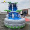 Buy cheap Blue And Gray Outdoor Inflatable Slide Combo With Bounce House For Kids from wholesalers