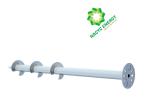 Durable Solar Ground Screws , Solar Panel Metal Ground Screw Flange Plate Steel