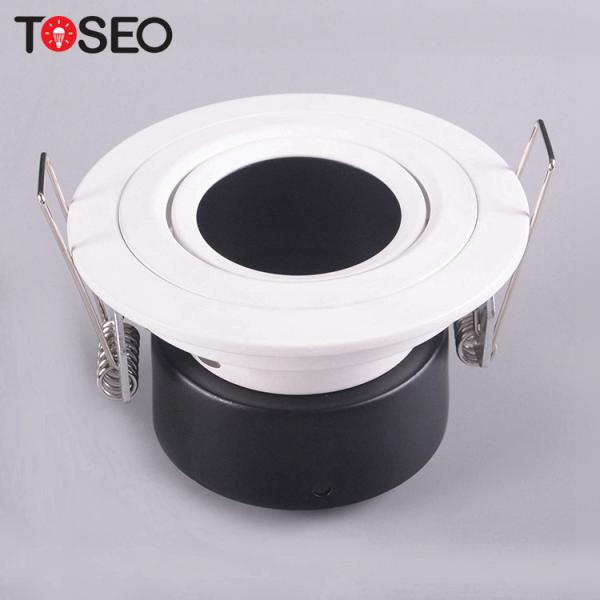 Quality Gu5.3 Round Bathroom Ceiling Downlights Aluminium 81xH54mm White for sale