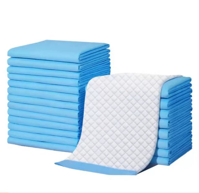 Fluff pulp SAP Non woven fabric Tissue PE Waterproof Pet Mat Diaper for Puppy Training