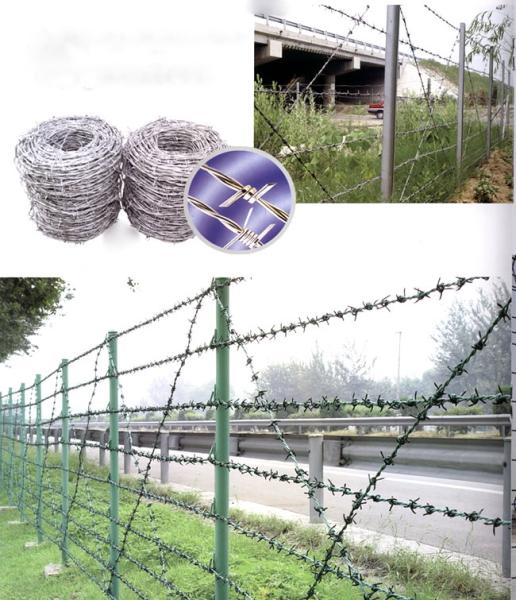 Buy cheap Low Price Galvanized steel PVC Coated Barbed Wire (20yearsfactory from wholesalers