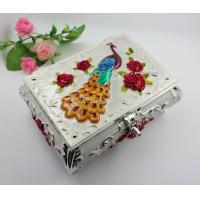 Buy cheap Shinny Gifts Metal Jewelry Box Earring Storage Box for Wedding Gifts&Desktop product