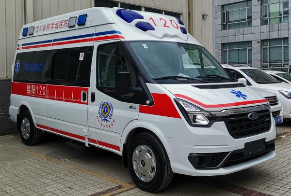 Buy cheap Diesel 4×2 New Ford Ambulance Medical Emergency Ambulance White from wholesalers