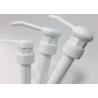 Buy cheap Pure White Lotion Pump Dispenser 10 - 30ml Output Smooth / Ribbed Closure from wholesalers