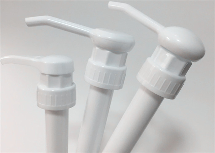Pure White Lotion Pump Dispenser 10 - 30ml Output Smooth / Ribbed Closure