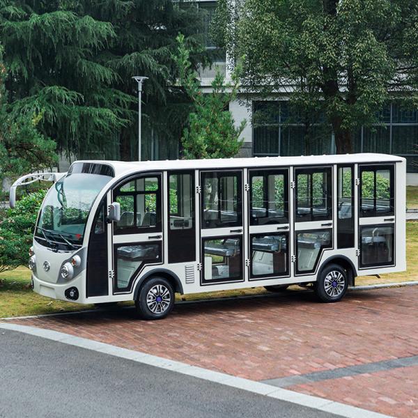 Buy cheap Affordable Price 72V AV Controller Electric Mini Bus Enclosed 14 Seater Electric Passenger Bus from wholesalers