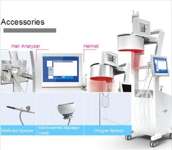 Buy cheap New professional beauty salon laser hair regrowth machine from wholesalers